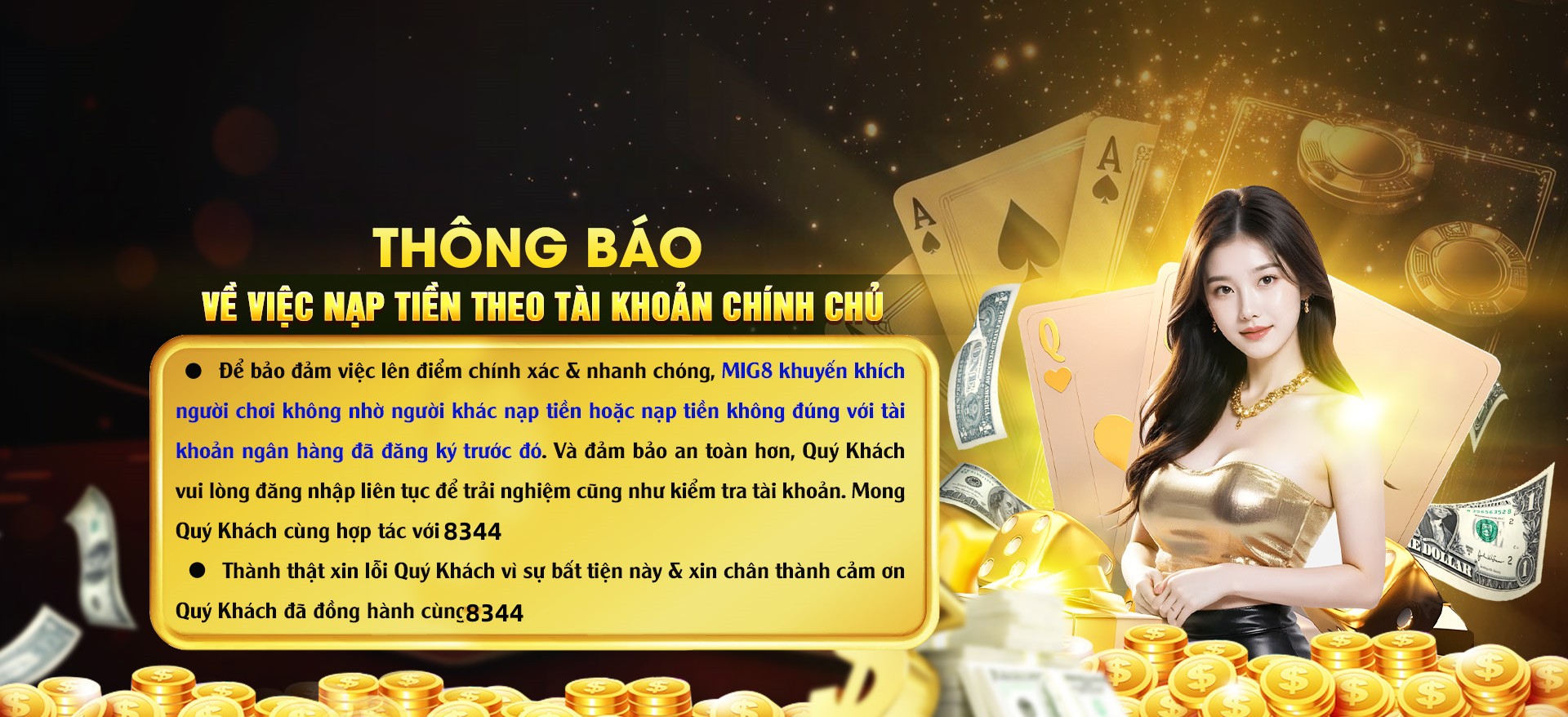 Hình ảnh quảng cáo của mg188 hiển thị nền tảng và các lợi ích